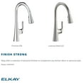 thumbnail image 3 of Elkay LKHA1041LS Harmony Single Hole Kitchen Faucet with Pull-down Spray and Forward Only Lever Handle, Lustrous Steel, 3 of 7