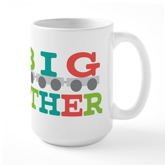 CafePress - Big Brother Mugs - 15 oz Ceramic Large White Novelty Mug
