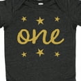 thumbnail image 4 of Inktastic 1st Birthday One Gold Boys or Girls Baby Bodysuit, 4 of 5