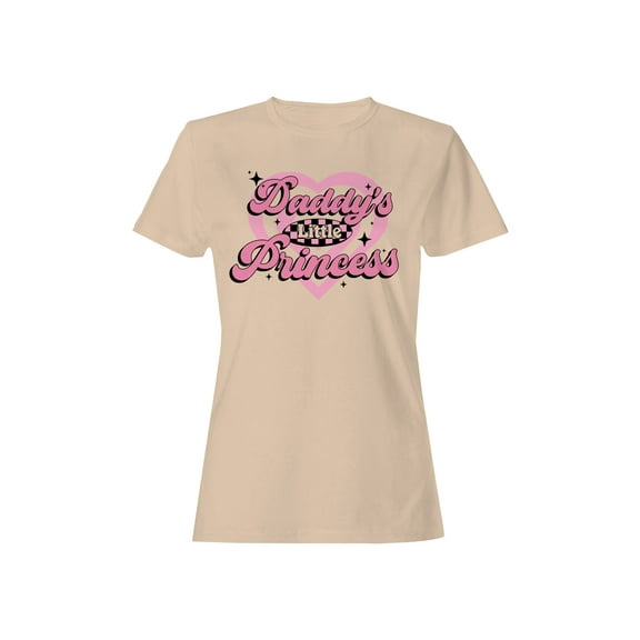 Daddy's Little Princess Heart Women's T-shirt