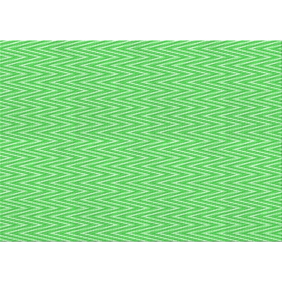 Ahgly Company Machine Washable Indoor Rectangle Transitional Green Area Rugs, 7' x 10'