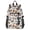 Cartoon Cat Face with Big Eye, variant on 14" Laptop Backpack Waterproof Airline Approved Stylish Casual Daypack for Travel Business College Work, Cute Bear with Tree