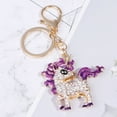 thumbnail image 5 of HOMEMAXS  Unicorn Keychain Hanging Lanyard Accessories Charms Child Purple, 5 of 8