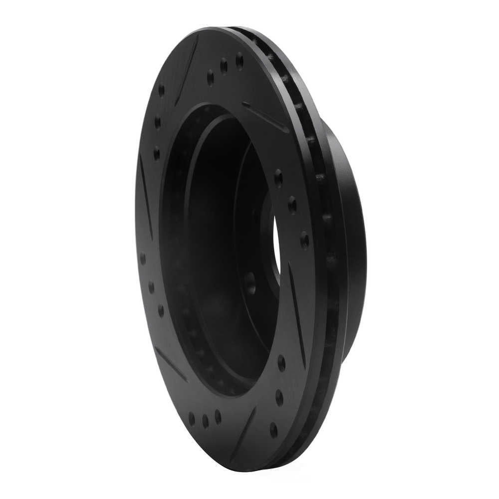 Dynamic Friction Company 633-50002R DFC Brake Rotor - Drilled And Slotted - Black