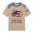 thumbnail image 3 of 250 Anniversary USA Shirt Women 4th of July T-Shirts Patriotic Shirts 250 Years American Flag Graphic Tee Tops, 3 of 3