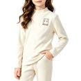 thumbnail image 5 of Asxite Toddler Solid Tops Stand Collar Long Sleeve Soft Cotton Warm Casual Pullover Fall Tee 1T, 5 of 6