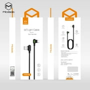MCDODO 90 Degree Right Angle Braided USB C Charger Charging Sync Type C Cable Cord(1.2M,1X Data Cable)