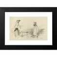 thumbnail image 2 of Jean-Louis Forain 14x11 Black Modern Framed Museum Art Print Titled - Poilu Acknowledging German Soldier II (Probably 1918), 2 of 5