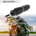 thumbnail image 3 of 10mm Motorcycle Slider Frame Aluminum Alloy Wheel Fairing Protection Crash Pad Protector Guard 40mm 185mm Titanium Tone 1 Pc, 3 of 7