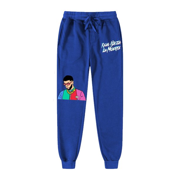 Anuel AA-pantalones de chándal para Hombre, ropa de calle Real Hasta La Muerte, novedad de 2023