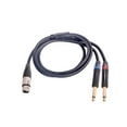 thumbnail image 3 of XLR Female to Dual 1/4 inch Y Splitter Cable,Female XLR to Double 6.35mm Mono TS Plug Mic Audio Converter Adapter Cord, 3 of 11
