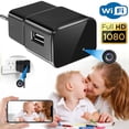 thumbnail image 2 of Minicámara de seguridad para el hogar, videocámaras de 1080p con Wifi, enchufe de cámara Full HD, USB, grabadora de vídeo inalámbrica, cargador de 5V, 2 of 4