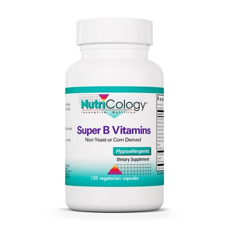 Nutricology Super B Vitamins, 120 Vegetarian Capsules