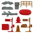 thumbnail image 4 of BMC Classic PPC City Street Accessories - 30pc Plastic Army Men Playset, 4 of 6