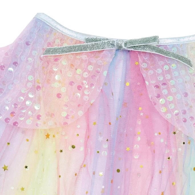 Rainbow Cape Costume Accessory for Children, Multicolor, One Size, Halloween by Way To Celebrate