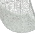 thumbnail image 5 of Modway Hide Steel Rattan Outdoor Patio Swing Chair with Stand in White, 5 of 8