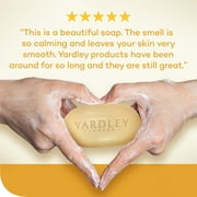 (Pack of 3) Yardley London Oatmeal & Almond Nourishing Bath Bar Soap, Body Soap Bars for All Skin Types, 4 oz