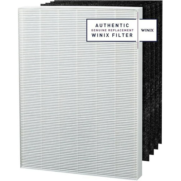 Filtre de rechange Winix 115115 True HEPA Plus 4 A, compatible avec les modèles Winix 6300, P300, 5300, 5500, 5300-2, 6300-2, AM90, C909, 9800 et C535