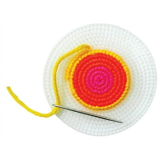 30Pack Round Plastic Canvas Kit for Embroidery Crochet
