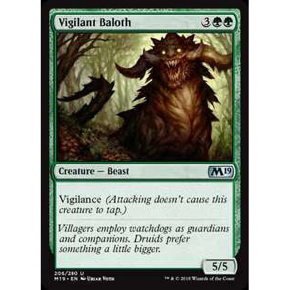 MtG Core Set 2019 Vigilant Baloth #206