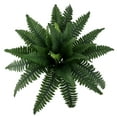 thumbnail image 5 of (2 pack) Mainstays 21in Indoor Artificial Plant, Fern Bush, Green Color. Indoor Use. Not in Pot., 5 of 9
