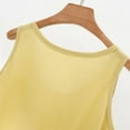 thumbnail image 4 of Duoif Womens Tank Tops, Sleeveless Crew Neck Loose Fit Summer Clothes Summer Tops Yellow XL, 4 of 7