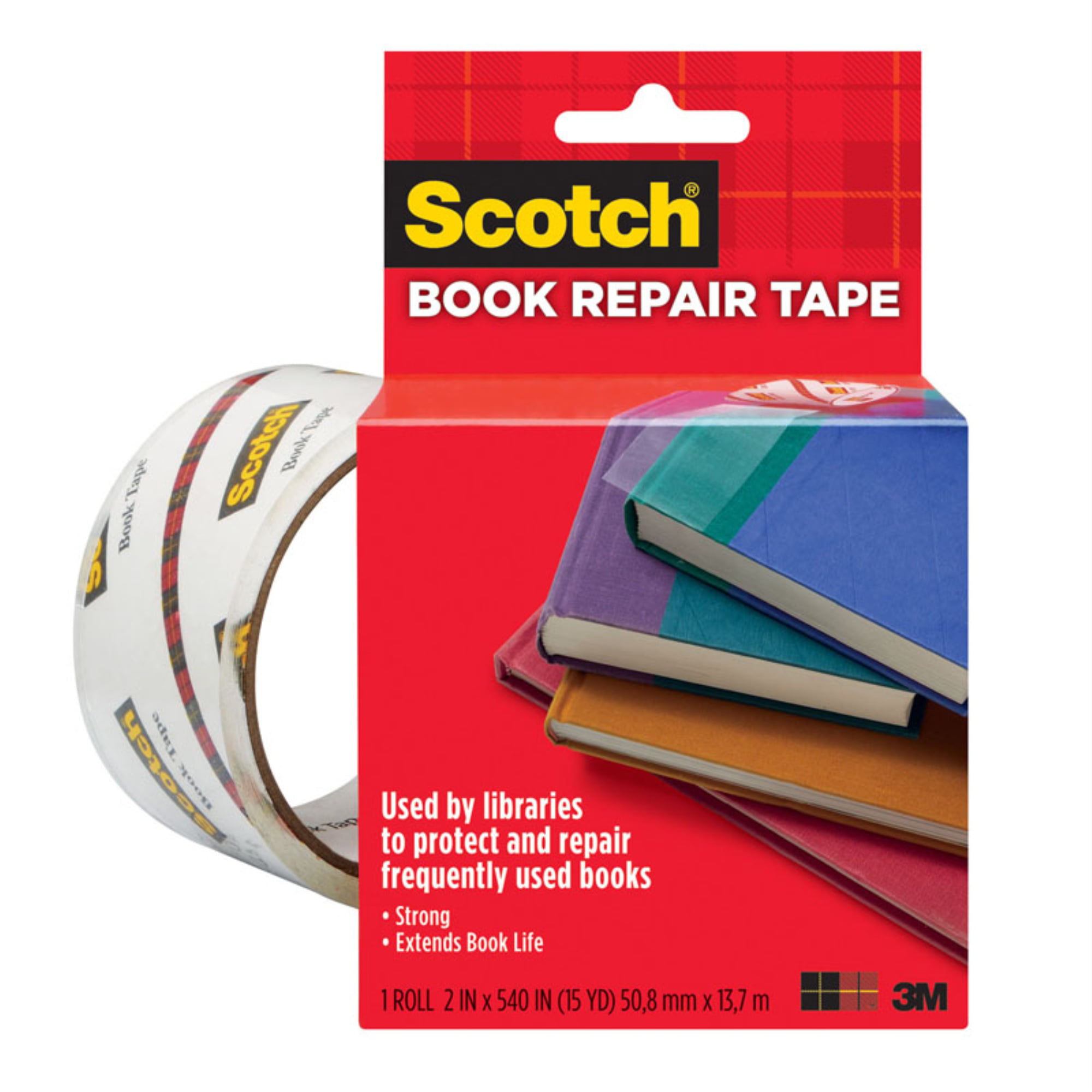 Clear 2" x 15 yards BUY MORE Scotch® Book Repair Tape SAVE MORE! 
