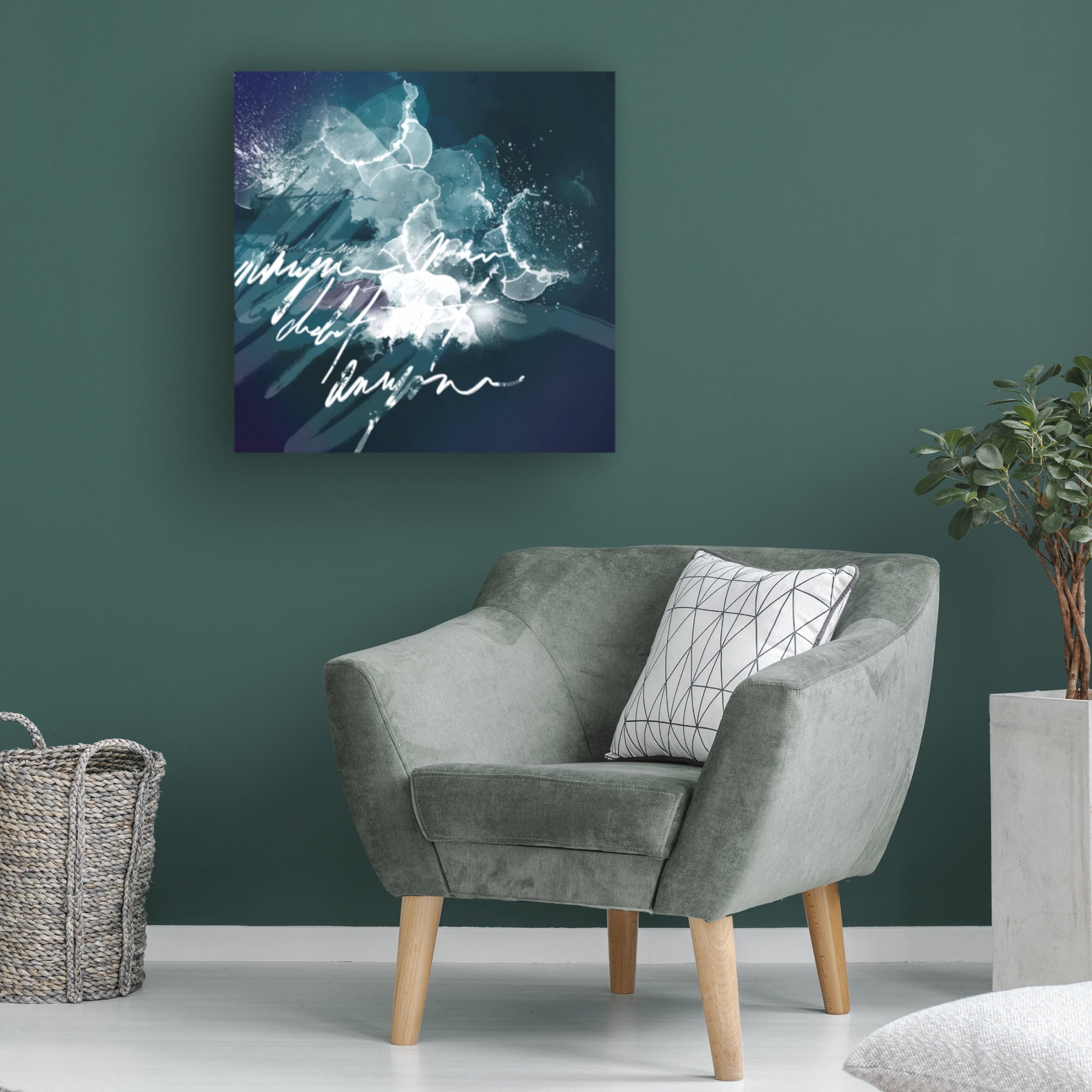 Canvas Wall Art - Hanna Bruer 'Validation' Wall Art for Living Room, Bedroom, or Office Décor by Trademark Fine Art - 18 x 18 Inches