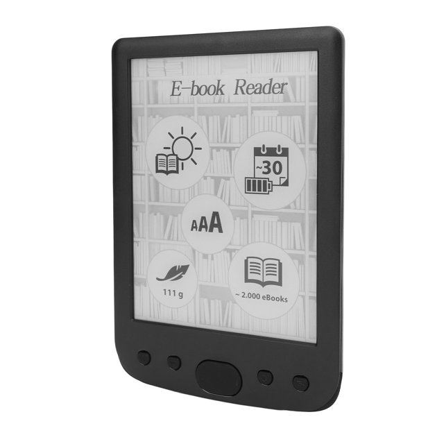 Ink Screen Book Reader, 2500mAh Battery Reduce Eye Strain Electric Book Reader for Travel for Home