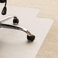 thumbnail image 2 of Pemberly Row Plastic Lipped Chair Mat for Carpets Clear Size 48 x 53 inch, 2 of 4
