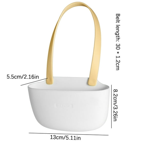 Pisexur Batería de cocina Bolsa colgante de almacenamiento para fregadero de cocina de doble capa, multifunción, para el hogar, para guardar residuos de grifos. para la cocina del hogar