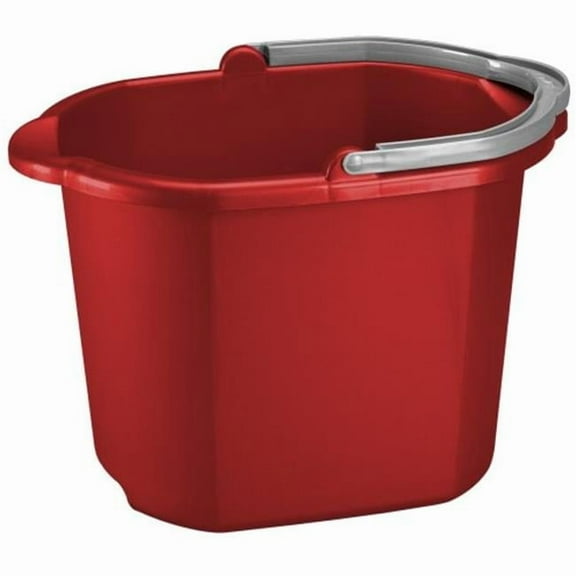 16 Quart Red Dual Spout Pail