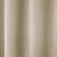 thumbnail image 4 of Exclusive Home Rideaux Intérieur/extérieur Cabane Unie Panneau de Rideau à Œillets, Paire, 54x84, Taupe, 2 Unités, 4 of 5