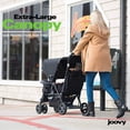 thumbnail image 4 of Joovy Caboose Too Ultralight Graphite Stand-On Double Stroller with Universal Car Seat Adapter, 3-Way Reclining Seats, Option to Use Rear Seat, Bench Seat, or Standing Platform, 4 of 5
