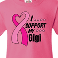 thumbnail image 4 of Inktastic Breast Cancer Awareness I Support My Gigi with Pink Ribbon Youth T-Shirt, 4 of 5