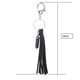thumbnail image 3 of Turquesa Pu Tassels charms Colgante del teléfono Decoración del coche Negro BLESIY Encantos del anillo dominante, 3 of 5