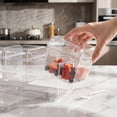 thumbnail image 6 of Miwamany Divided Veggie Tray with Lid, Salad Bar Containers for Fridge Organizer,Clear Plastic Food Storage & Seving for Fruit, Vegetable, Snack, Meal Prep, 6 of 6