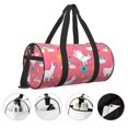 thumbnail image 5 of Fotbe Yoga Unicorn Pattern Foldable Sports Gym Bag with Wet Dry Pocket, Ultralight Travel Bag, Large Capacity Duffel Bag, Splash Proof Carry on Bag, Overnight Bag, Weekender Bag, 5 of 8