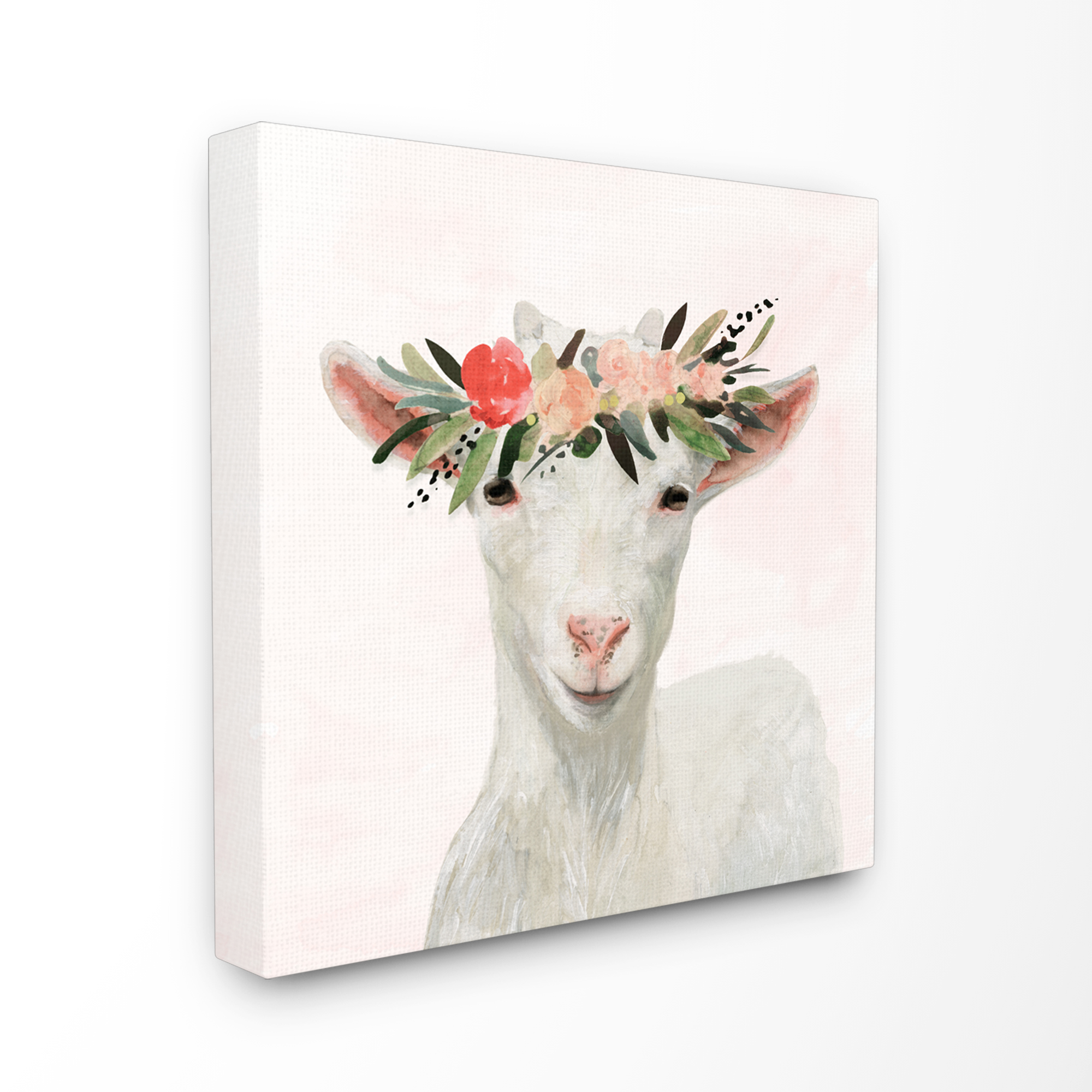Spring Wreath Attachment Baby Goat Décor Hello Spring Farmhouse Welcome ...