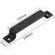 thumbnail image 2 of Pieces Sliding Barn Door Handle, Sliding Door Handle Pull with Stainless Steel Plate for Barn Doors Cabinet Cupboard - 160MM, 2 of 4