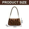thumbnail image 2 of Nuevo bolso plisado para axilas con textura de Joker, bolso de hombro a la moda para mujer, bolso de PU para mujer MFZFUKR BST3059635-2, 2 of 5