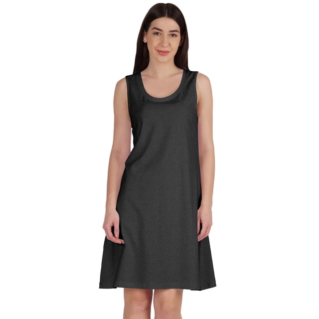Inkmeso Robe Évasée Sans Manches pour Femmes Longueur Genou Ligne A Été Décontractée