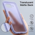 thumbnail image 4 of JETech Matte Case for Google Pixel 9a 6.3-Inch 2025, Frosted Translucent Back Slim Cover (Iris), 4 of 6