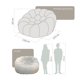 thumbnail image 4 of Sillón De Espuma Comprimida Al Vacío 1 Plaza Japandi Skand Medium Grey, 4 of 6