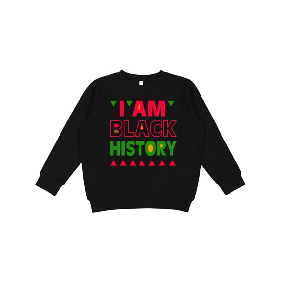 Inktastic I Am Black History Youth Sweatshirt
