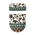 thumbnail image 2 of HELLHERO Geometric Cow Pattern Fashion for Toilet Stretch Toilet Lid Cover and Toilet Tank Lid Cover Elastic Edge Universal Easy to Clean, 2 of 8