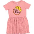 thumbnail image 3 of Inktastic Big Sister Sunflower Wreath Girls Toddler Dress, 3 of 5
