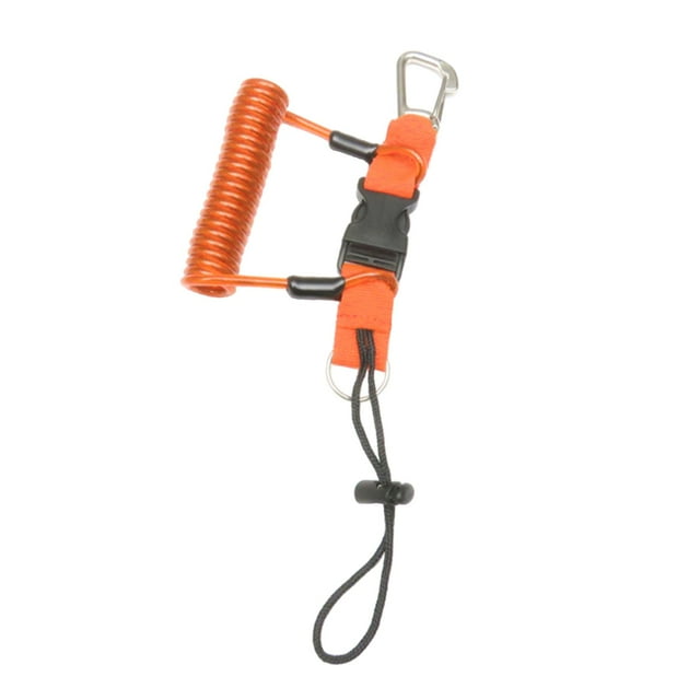 Cordón de la cámara kusrkot Clip de Seguridad para Buceo Naranja