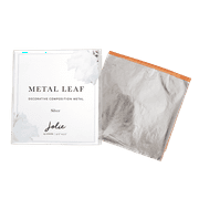 Jolie Metal Leaf, 25 Decorative Composite Metal Leaves, 5 ½ x 5 ½