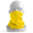 thumbnail image 7 of Solid Unisex Summer Neck Gaiter Sun Protection Ice Silk Cooling Face Mask Neck Scarf Thin Breathable Bandana for Cycling Fishing 1 PC Yellow One Size, 7 of 7
